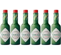 Tabasco Salsa calda Jalapeño verde, 57 ml, confezione da 6