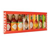 TABASCO® Set di 8 Salse Piccanti - Red, Green, Chipotle, Habanero, Family Reserve & 3 Flaconi Squeeze - Idea Regalo per Amanti del Piccante