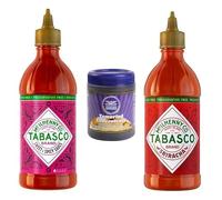Tabasco Sriracha 300 ml & TABASCO Sweet&Spicy 256 ml e Tabasco Red Pepper 57 ml pasta di tamarindo 100% naturale 200 g