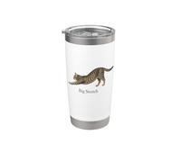 Tabby Cat Big Stretch Classico Retro Americana Donne Ragazze Bicchiere termico in acciaio inox doppia parete