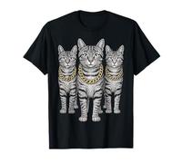 Tabby Cat Rap Old School Retro Streetwear Anni '80 '90 Tre Maglietta