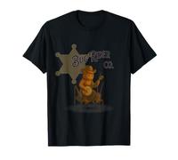 Tabby Kitty Cat Banjo Western Equitazione Un Banjo Cavalletta Maglietta