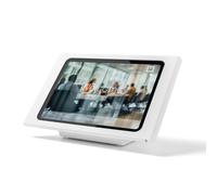 Tabdoq Supporto da tavolo professionale per Samsung Galaxy TAB A11+ da 11", custodia sicura in metallo per tablet verticale e orizzontale, per POS e uso aziendale, colore: bianco