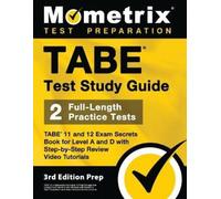 TABE Test Study Guide - TABE 11 and 12 Secrets Book for Level A and (Tascabile)