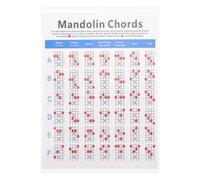 Tabella Accordi Mandolino 1 Pezzo, Grafico Pratico Tascabile