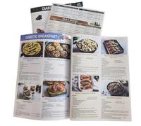 Tabella alimentare sana, manifesto della lista degli alimenti | 3x Stand di lista di alimenti | Poster di lettura della gestione dei ristoranti con informazioni dettagliate per gli anziani,