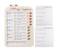 Tabella Attività Bambini - Strumento Autodisciplina Controllo Disegni | Piano Crescita Studenti Gestione | Programma Visuale Routine Bambini Ragazze Planner Abitudini To-Do ABS Carta