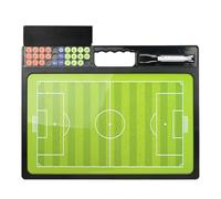 Tabella Calcio Attrezzature per Allenamento Magnetico per Calcio | Tabella Double Face con Pennarello Per Pratica Campo Piano Strategia Incontro Squadra Educazione Sportiva