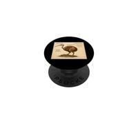Tabella degli uccelli vintage Kiwi Skeleton PopSockets PopGrip Adesivo