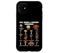 Tabella dei funghi selvatici e velenosi funghi tossici e non commestibili Custodia per iPhone 11