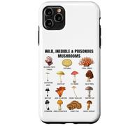 Tabella dei funghi selvatici e velenosi funghi tossici e non commestibili Custodia per iPhone 11 Pro Max