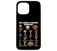Tabella dei funghi selvatici e velenosi funghi tossici e non commestibili Custodia per iPhone 13 Pro Max
