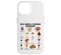 Tabella dei funghi selvatici e velenosi funghi tossici e non commestibili Custodia per iPhone 14