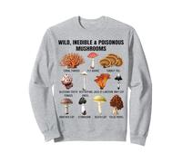 Tabella dei Funghi Selvatici e velenosi Funghi tossici e Non commestibili Felpa