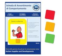 Tabella del Comportamento a Semaforo A4 per Bambini Autistici (Italiano)