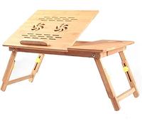 Tabella del computer portatile Table Stand regolabile, In piedi letto Scrivania, pieghevole Divano colazione Vassoio, Notebook Lettura supporto for il divano Sul pavimento(Fan,61-70*34*27cm)