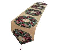 TABELLA DEL MOCCHIO SANGUE Holiday 33x180 Cm Tovaglia Natalizio Per Decorazioni La Raccolta Feste Uso Quote Quota Decorativa