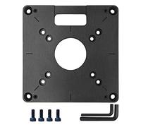 Tabella del router di alluminio Tabella dell'inserto della piastra per banchi di lavorazione del legno Piastra del router Strumenti di legno Fresatura Macchina di rifilatura Piastra del router Per