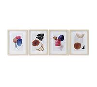 Tabella della marca DKD Home Decor Polistirolo Astratto (4 Pezzi) (35 x 2,5 x 45 cm) (Riferimento: S3018202)