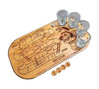 Tabella della per bere - Set classico da gioco Climb Drop, espositore da tavolo compatto, guida alla posizione dei bicchieri da shot, esperienza di sociale coinvolgente lunga coda |