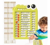 Tabella delle attività per bambini, Tabella delle routine per andare a letto | di responsabilità per i bambini,Con scheda di scorrimento della lista di controllo per sviluppare buone abitudini