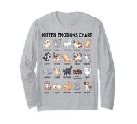 Tabella delle Emozioni del Gattino per Bambini - Simpatici Gatti educativi Maglia a Manica