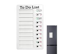 Tabella delle faccende per adulti, lavagna scorrevole riutilizzabile e staccabile, lista di controllo, per pianificazione delle attività, casa, scuola, organizzazione in classe