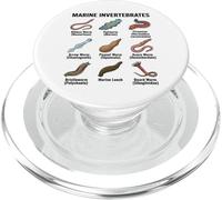 Tabella delle specie di vermi marini di invertebrati marini diverse PopSockets PopGrip per MagSafe