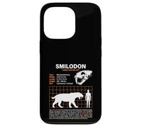 Tabella delle taglie del gatto dentato a sciabola Smilodon Custodia per iPhone 13 Pro