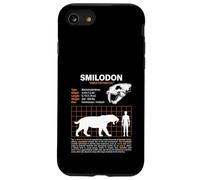 Tabella delle taglie del gatto dentato a sciabola Smilodon Custodia per iPhone SE (2020) / 7/8