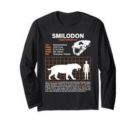 Tabella delle Taglie del Gatto dentato a sciabola Smilodon Maglia a Manica