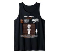 Tabella delle Taglie della Mitologia Greca Medusa The Gorgon Canotta