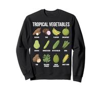 Tabella delle Verdure Tropicali Guida alla Tabella Botanica Felpa
