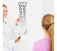 Tabella Dell'esame Visivo Della Vista Grafico Degli Occhi Standard Visione