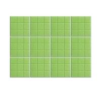 Tabella di annuncio, Grande bacheca in sughero, alternativa alle piastrelle da parete in feltro, confezione da 6, con puntine da disegno e adesivo rimovibile(Grass Green,47"x 35")