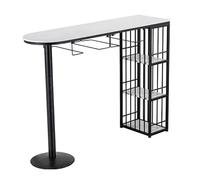 Tabella di Antivari della struttura del ferro, cucina che pranza il Governo della divisione, piano da tavolo in pietra sinterizzata per il ristorante dell'hotel, 120x40x105cm, progettazione moderna e