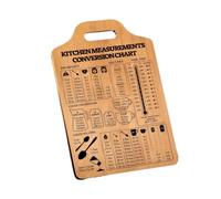 Tabella di Conversione Misure da Cucina Accessorio Decorativo per Cucina | Segno Murale per Cucina per Anta Frigo Dispensa Scuola di Cucina Cuochi
