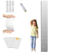 Tabella di crescita con righello a specchio per bambini, tabella a specchio per bambini, tabella di crescita con specchio puzzle, tabella di altezza, che aiuta a tenere traccia dell'altezza, decora la