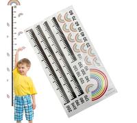 Tabella di crescita da parete per bambini, barra di misurazione per la parete, grazioso metro per misurare l'altezza, righello da parete per bambini, righello di altezza per cameretta dei bambini