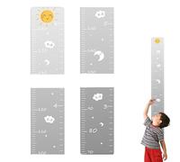 Tabella di crescita per bambini, adesivo da parete, misura di altezza per bambini, tabella di crescita puzzle specchio da parete, righello altezza con adesivi