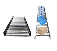 Tabella di plastica leggera del trasportatore del rullo con la struttura d'acciaio 30 x 500 cmDurable Versatile soluzione di movimentazione del materiale per l'immagazzinamento & la logistica