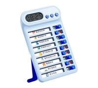 Tabella di routine giornaliera Consiglio di gestione del tempo Schema di studio dei bambini Tabella delle faccende quotidiane 7,5 x 12,5 cm per la pianificazione dei bambini Disciplina Tracking Board