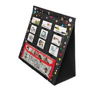 Tabella di routine giornaliera per bambini con 63 carte di comportamento responsabilità pianificazione giornaliera bordo tascabile pianificatore da parete per bambini visivo