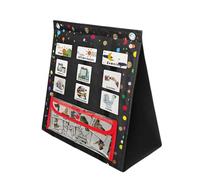 Tabella di routine giornaliera per bambini con 63 carte di comportamento responsabilità pianificazione giornaliera tabella tabella tascabile pianificatore da parete Calendario organizzativo per