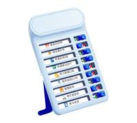 Tabella di routine giornaliera per bambini Consiglio di gestione del tempo Schedule Visual Schedule Schede di controllo del lavoro quotidiano 7,5 x 12,5 cm Gestione del tempo dei bambini