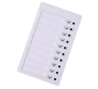 Tabella di routine quotidiana per bambini per bambini Tabella delle faccende quotidiane Scheda di pianificazione visiva educativa 12 x 20 cm per la gestione delle attività Lavagna promemoria