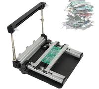Tabella di stampa manuale della pasta della lega per saldatura, stazione di stampa dello schermo con spessore regolabile, stampante dello stampino del PWB della lega di alluminio per l'elettronica DIY