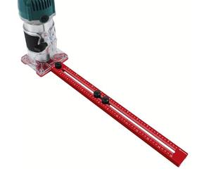 Tabella di strumenti per router in alluminio - supporto base per taglio multi-funzione, macchina per routing 4 in 1 | Guida al modello di lavorazione del legno, supporto per pannello resistente per