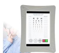 Tabella di visione del tavolo di prova di visione del LED con astigmatismo e modello di debolezza del colore rosso-verde distanza di ispezione di 25 cm e 2 modi per fornire elettricità per la scuola