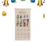 Tabella Display | Tasca Calendario dell'Avvento di Natale con Pinze | Pannello A Parete Per Visualizzazione E Foto | Per Dormitorio Camera Da Letto Ufficio Scuola Casa Università Cabina Di Lavoro Cl
